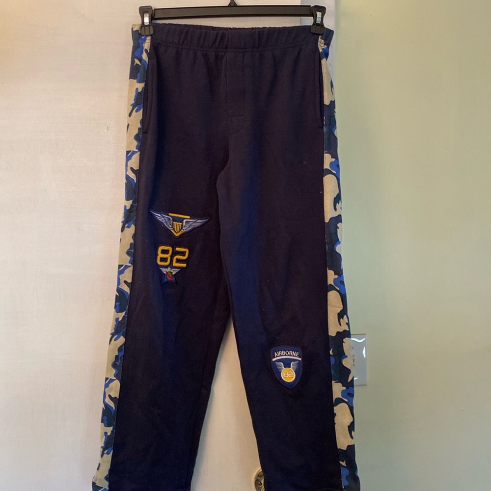 CottonStretchUnisexFleeceLined Embroidered Sweatpants Matching Hoodie Separately
